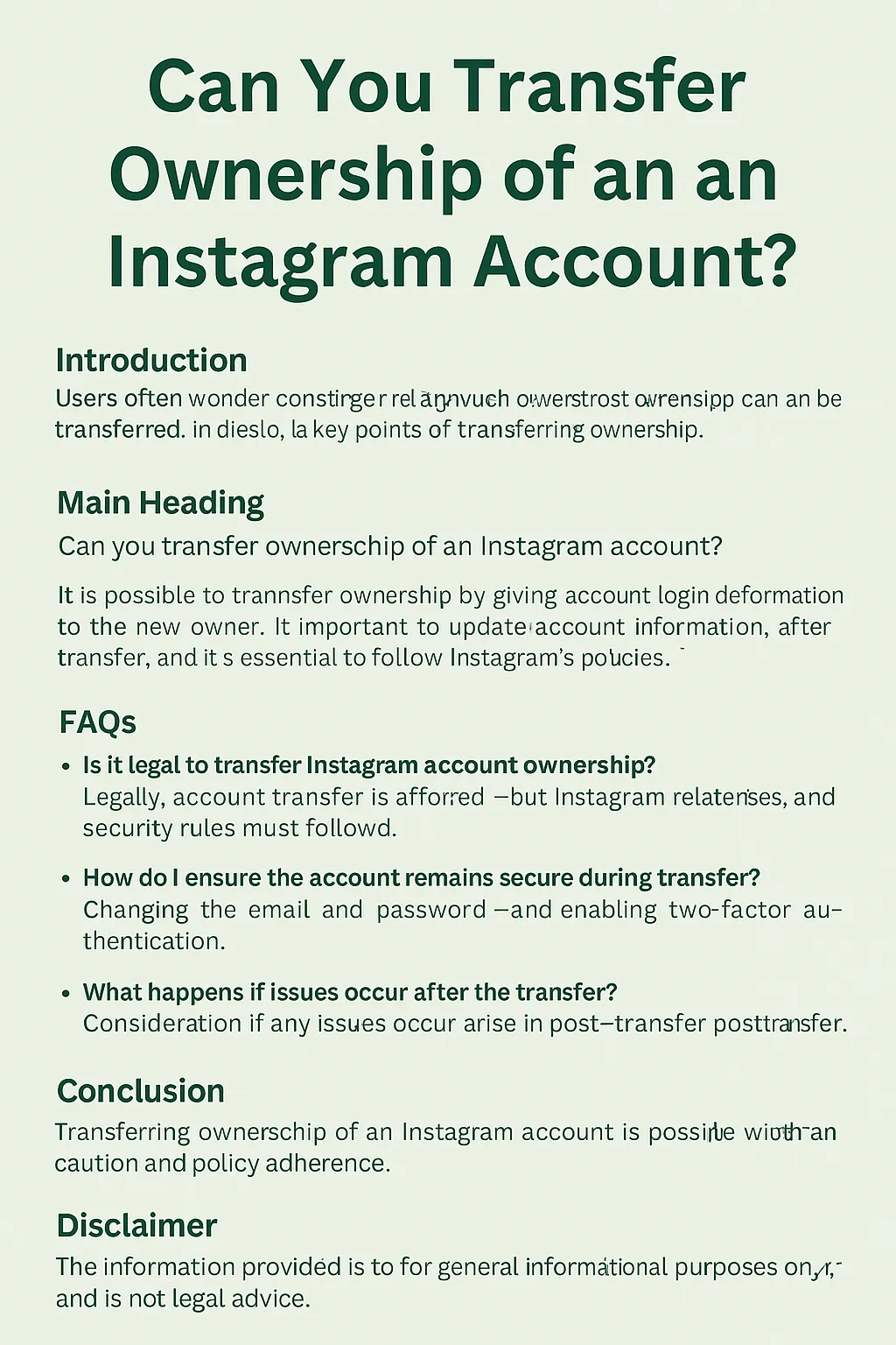How To Transfer Instagram Ownership to Buyer Step by Step How To Transfer Instagram Ownership to Buyer Step by Step