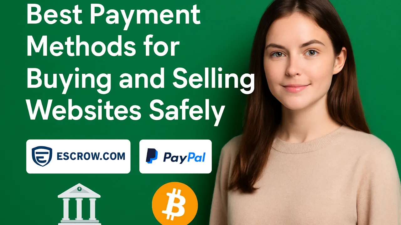 Best Payment Method For Buying and Selling Website Safely 